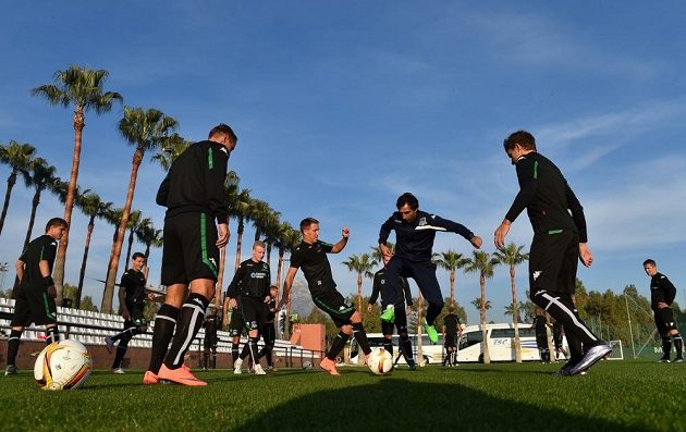 Fotbalisté Krasnodaru na prvním tréninku v Marbelle.