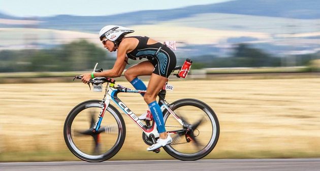 Cyklistika, plavání, běh - svatá trojice Heleny Kotopulu.
