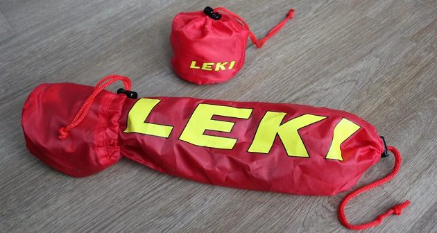 Běžecké hole Leki Micro Trail Pro: V balení najdete také praktický přepravní sáček.