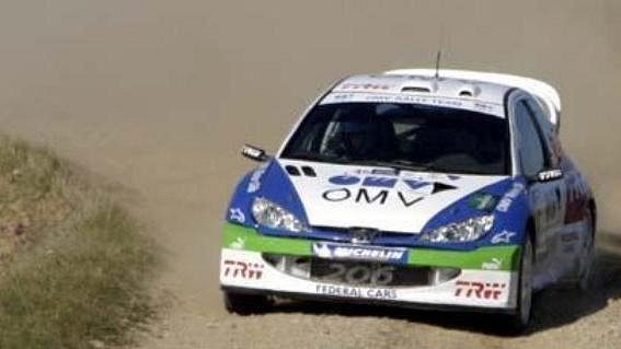 Štěpán Vojtěch na trati Waldviertel rallye