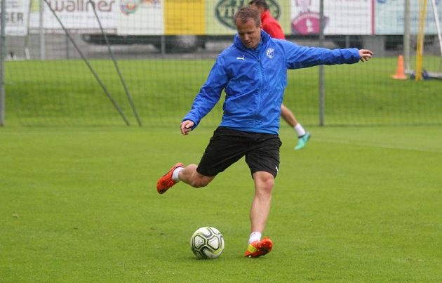 Plzeňský fotbalista David Limberský na soustředění.