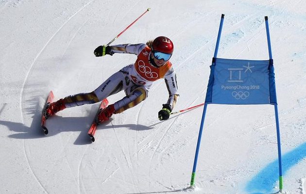 Česká reprezentantka Ester Ledecká se ve druhém kole obřího slalomu polepšila a může být s premiérovým olympijským vystoupením spokojená.
