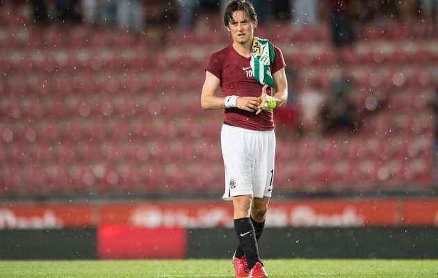 Tomáš Rosický po utkání 1. kola HET ligy s Bohemians 1905 mohl mít radost ze svého návratu na ligové trávníky. Remíza 1:1 však byla pro letenské mužstvo zklamáním.