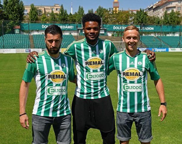 Klokani hlásí tři posily - zleva Jani Urdinov, Benjmanin Tetteh a Martin Hašek.