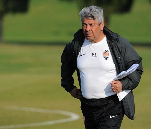 Rumunský trenér ukrajinského Šachtaru Doněck Mircea Lucescu.