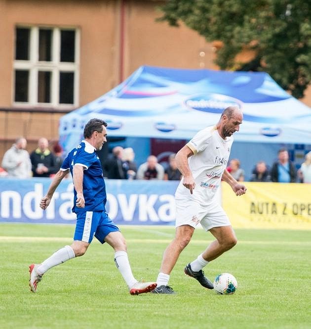 Jan Koller v dresu Realu Top Praha.