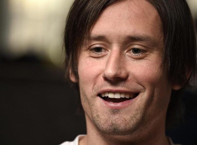 Kapitán Tomáš Rosický během srazu fotbalové reprezentace před utkáním s Lotyšskem.