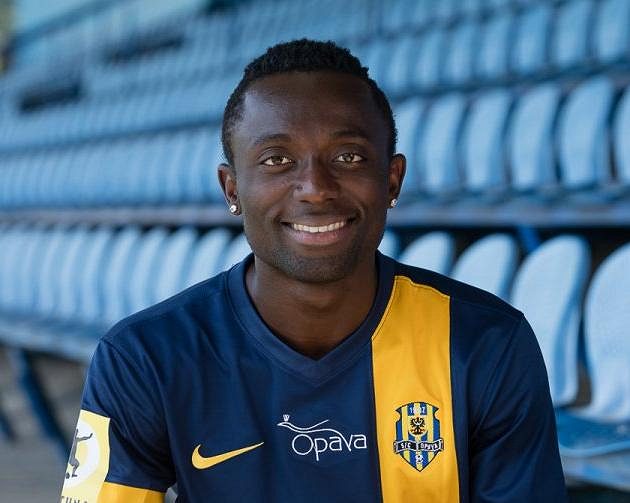 Joel Ngandu Kayamba, záložník Opavy.