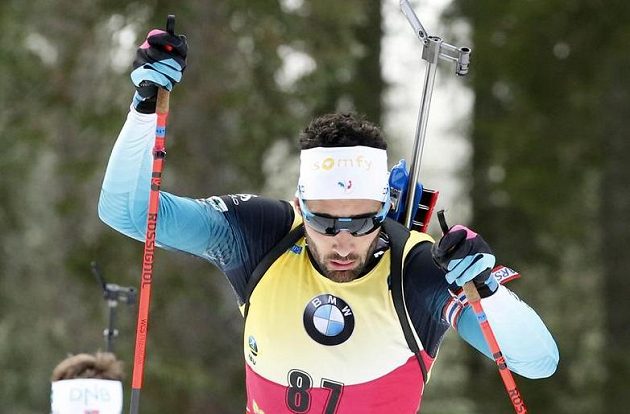 Francouzský biatlonista Martin Fourcade zvládl skvěle vytrvalostní závod Světového poháru v Pokljuce.