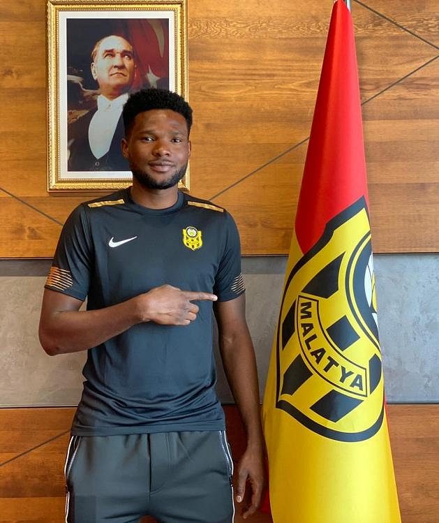 Benjamin Tetteh již v barvách Malatyasporu.