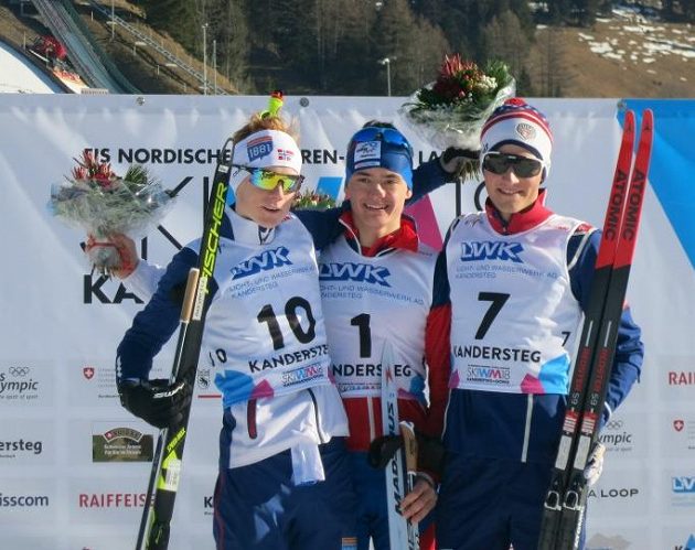 Sdruženář Ondřej Pažout (uprostřed) se stal juniorským mistrem světa.