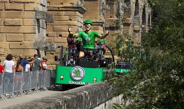 Reklamní karavana na Tour de France 2019.
