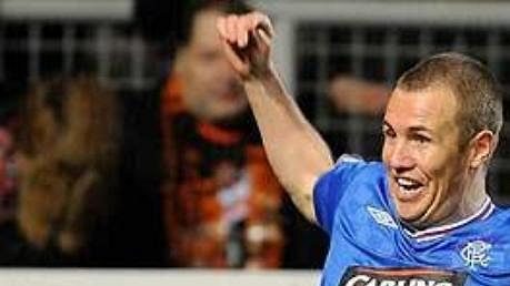 Kenny Miller, nejlepší střelec Glasgow Rangers. Kenny Miller, nejlepší střelec Glasgow Rangers.