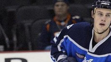 Lukáš Krajíček v dresu San Antonia Rampage, farmy floridských Panterů. Lukáš Krajíček v dresu San Antonia Rampage, farmy floridských Panterů.