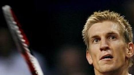 Finský tenista Jarkko Nieminen Finský tenista Jarkko Nieminen