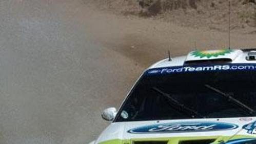 Roman Kresta s fordem na trati Mexické rallye. Roman Kresta s fordem na trati Mexické rallye.