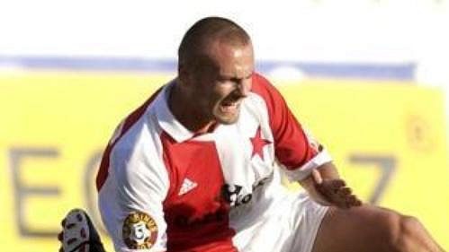 Tomáš Došek na archivním snímku v dresu pražské Slavie. Tomáš Došek na archivním snímku v dresu pražské Slavie.