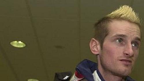 Jakub Janda před odletem na zimní olympijské hry v Turíně Jakub Janda před odletem na zimní olympijské hry v Turíně