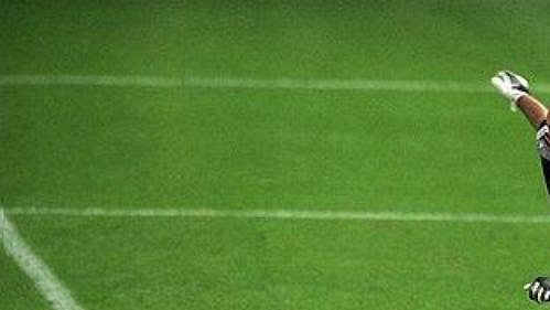 Francouzský brankář Fabien Barthez. Francouzský brankář Fabien Barthez.