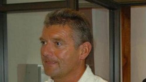 Jaroslav Hastík (vlevo) a Josef Dvořáček po jednání Disciplinární komise ČMFS. Jaroslav Hastík (vlevo) a Josef Dvořáček po jednání Disciplinární komise ČMFS.