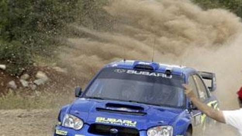 Petter Solberg se subaru na trati Rallye Akropolis Petter Solberg se subaru na trati Rallye Akropolis