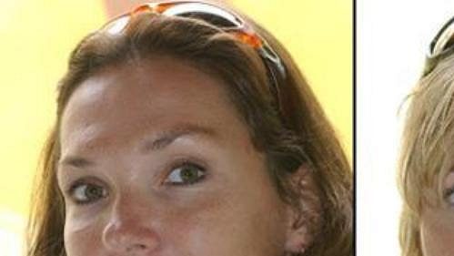 Plážové volejbalistky Eva Celbová (vlevo) a Soňa Nováková. Plážové volejbalistky Eva Celbová (vlevo) a Soňa Nováková.