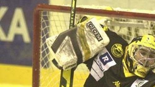 Litvínovský gólman Kamil Jarina Litvínovský gólman Kamil Jarina