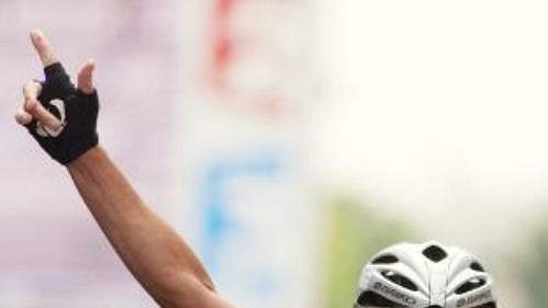 Italský cyklista Alessandro Petacchi. Italský cyklista Alessandro Petacchi.