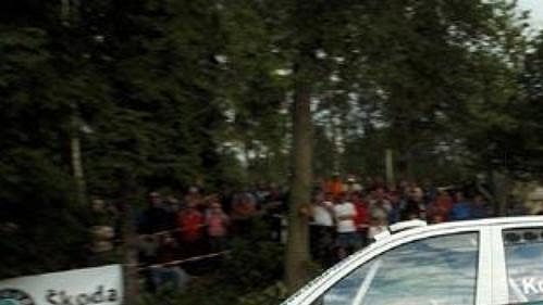 Posádka Jan Kopecký - Filip Schovánek s Fabií WRC při letošní Rally Bohemia. Posádka Jan Kopecký - Filip Schovánek s Fabií WRC při letošní Rally Bohemia.