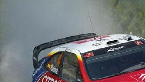 Carlos Sainz s citroenem na trati Turecké rallye. Carlos Sainz s citroenem na trati Turecké rallye.