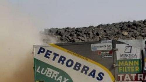 Tomáš Tomeček s kamionem Tatra při Rallye Dakar. Tomáš Tomeček s kamionem Tatra při Rallye Dakar.