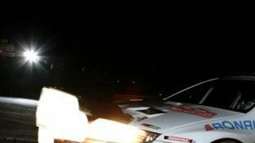 Jan Kopecký s fabií WRC na trati Rallye Monte Carlo. Jan Kopecký s fabií WRC na trati Rallye Monte Carlo.