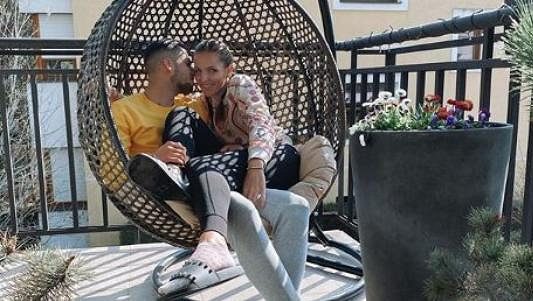 Romantika na terase - Dávid Hancko a Kristýna Plíšková. Romantika na terase - Dávid Hancko a Kristýna Plíšková.
