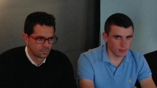 Francisco Contador (vlevo) a jeho chráněnec Alvaro Morata. Francisco Contador (vlevo) a jeho chráněnec Alvaro Morata.