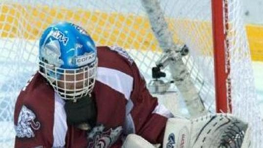 Martin Prusek v dresu Dynama Riga Martin Prusek v dresu Dynama Riga