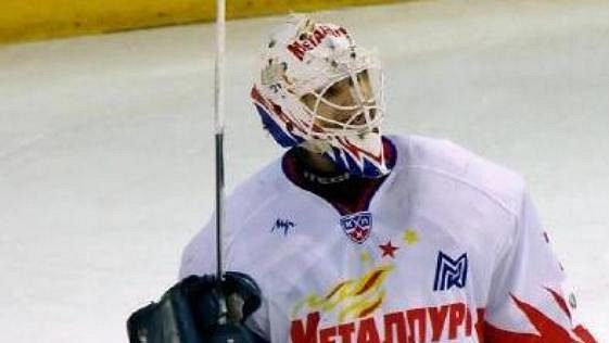 Brankář Magnitogorsku Ilja Proskurjakov Brankář Magnitogorsku Ilja Proskurjakov