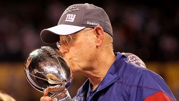 Tom Coughlin dovedl Giants k zisku dvou Super Bowlů Tom Coughlin dovedl Giants k zisku dvou Super Bowlů