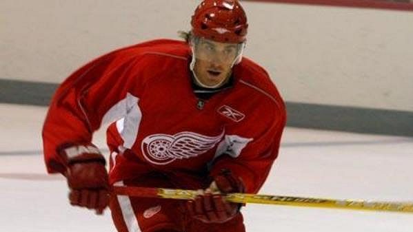Švédský útočník Detroitu Henrik Zetterberg Švédský útočník Detroitu Henrik Zetterberg