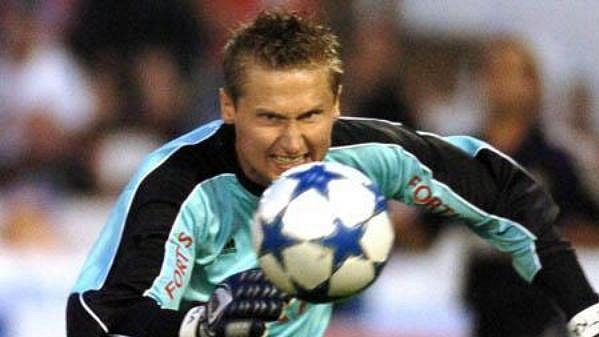 Český brankář Anderlechtu Daniel Zítka Český brankář Anderlechtu Daniel Zítka