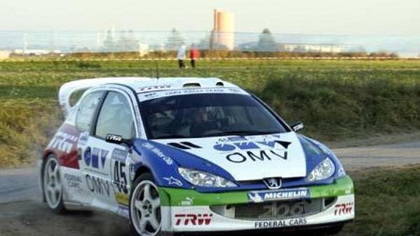 Štěoán Vojtěch s Peuegotem 206 WRC Štěoán Vojtěch s Peuegotem 206 WRC