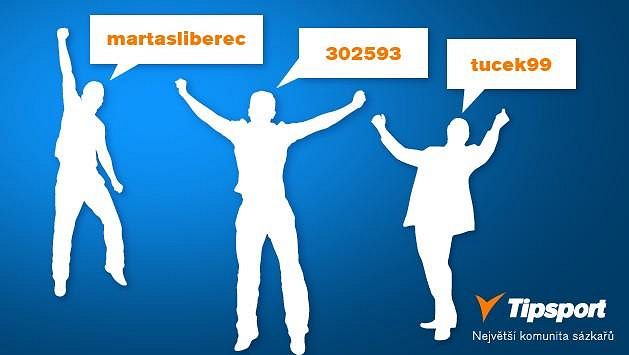 Půl milionu za 24 Kč a další skvělé trefy v Tipsportu, největší sázkařské komunitě! Půl milionu za 24 Kč a další skvělé trefy v Tipsportu, největší sázkařské komunitě!