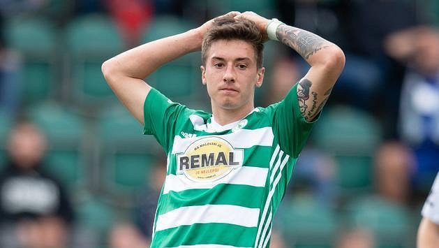 Rozpačitý Antonín Vaníček z Bohemians Rozpačitý Antonín Vaníček z Bohemians