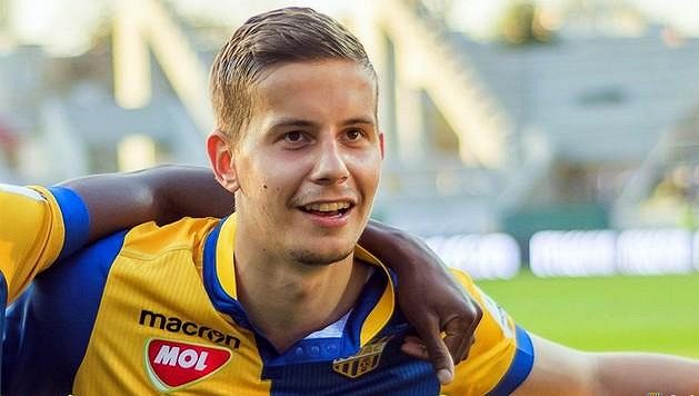 Ľubomír Šatka v dresu Dunajské Stredy. Ľubomír Šatka v dresu Dunajské Stredy.