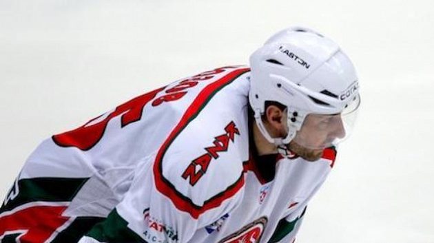 Útočník hokejistů Kazaně Alexej Morozov Útočník hokejistů Kazaně Alexej Morozov
