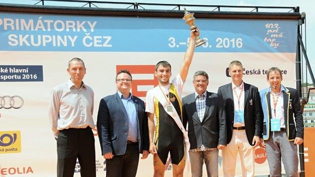 Český skifař Michal Plocek na archivním snímku z Primátorek 2016. Český skifař Michal Plocek na archivním snímku z Primátorek 2016.