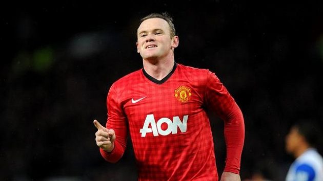 Útočník Manchesteru United Wayne Rooney. Útočník Manchesteru United Wayne Rooney.