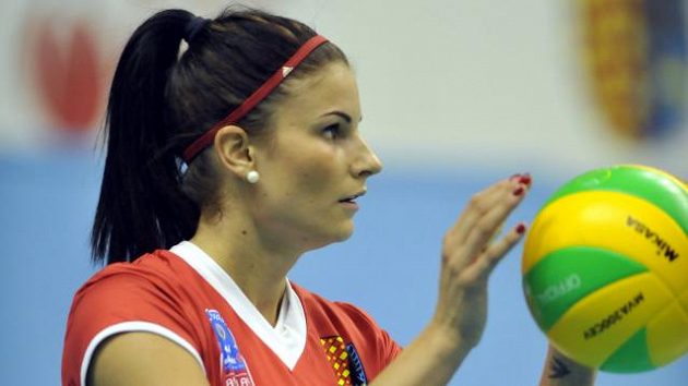Volejbalistka Andrea Kossányiová Volejbalistka Andrea Kossányiová
