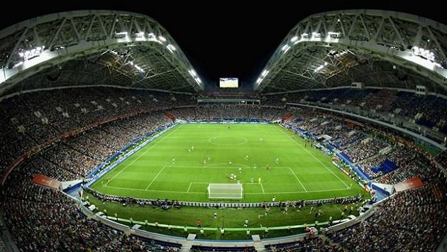 Stadión v Soči. Ilustrační snímek. Stadión v Soči. Ilustrační snímek.
