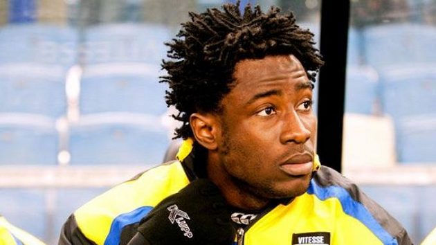 Bývalý útočník Sparty a nyní hráč Arnhemu Bony Wilfried. Bývalý útočník Sparty a nyní hráč Arnhemu Bony Wilfried.