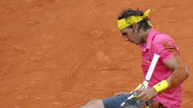 Španělský tenista Rafael Nadal na French Open Španělský tenista Rafael Nadal na French Open
